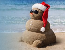 summer Christmas sandman