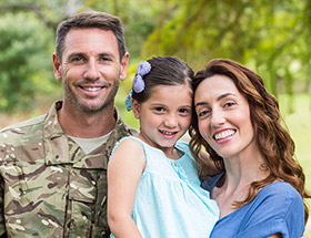 army family happy 