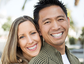 asian man and caucasian woman